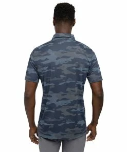 TravisMathew Heater Camo Mens Golf Polo 13 TravisMathew Heater Camo Mens Golf Polo -Wedges Sales 24370 BLUENIGHTS 1