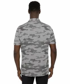 TravisMathew Heater Camo Mens Golf Polo 15 TravisMathew Heater Camo Mens Golf Polo -Wedges Sales 24370 GREY 1