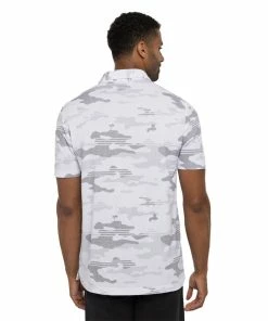 TravisMathew Heater Camo Mens Golf Polo 17 TravisMathew Heater Camo Mens Golf Polo -Wedges Sales 24370 WHITE 1