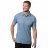 TravisMathew High Spirits Mens Golf Polo -Wedges Sales 24463 HTHRBLUE4HBE