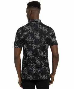 TravisMathew The Riegel Mens Golf Polo -Wedges Sales 24464 BLACK0BLK 2