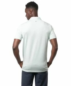 TravisMathew Sun Rays Mens Golf Polo -Wedges Sales 24473 HTHRGREEN3HNP 2