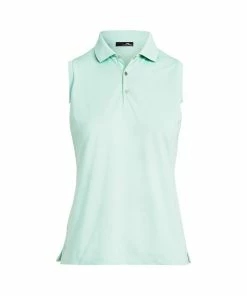 Polo Ralph Lauren RLX Ralph Lauren Tournament April Green Womens Sleeveless Golf Polo