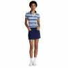 Polo Ralph Lauren RLX Ralph Lauren Printed Airflow Jersey Liberty Blue Womens Golf Polo -Wedges Sales 24891 LIBERTYBLUE