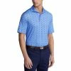 Polo Ralph Lauren RLX Ralph Lauren Printed Lightweight Airflow Jersey Sailfish Blue Mens Golf Polo -Wedges Sales 24919 SAILFISHBLUE