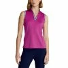 Polo Ralph Lauren RLX Ralph Lauren Mesh Mix Bright Pink Womens Sleeveless Golf Polo -Wedges Sales 24973 BRIGHTPINK 493283cc 5a33 46b2 aeb2 54152e37c337
