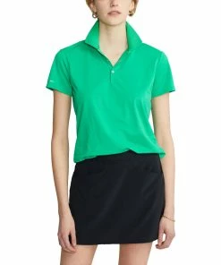 Polo Ralph Lauren RLX Ralph Lauren Tournament Cabo Green Womens Golf Polo