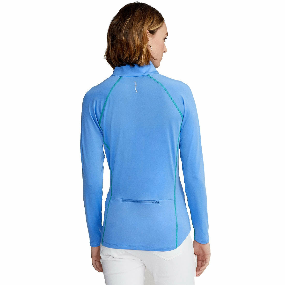 Polo Ralph Lauren RLX Ralph Lauren Airflow Harbor Island Blue Womens Golf 1/4 Zip 4 Polo Ralph Lauren RLX Ralph Lauren Airflow Harbor Island Blue Womens Golf 1/4 Zip - Image 2