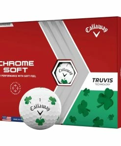 Callaway Chrome Soft Truvis Golf Balls - Dozen 9 Callaway Chrome Soft Truvis Golf Balls - Dozen -Wedges Sales 25570 WHTSHAMROCK