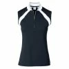 Daily Sports Carole Navy Womens Sleeveless Golf Polo 1 Daily Sports Carole Navy Womens Sleeveless Golf Polo -Wedges Sales 25775 NAVY590