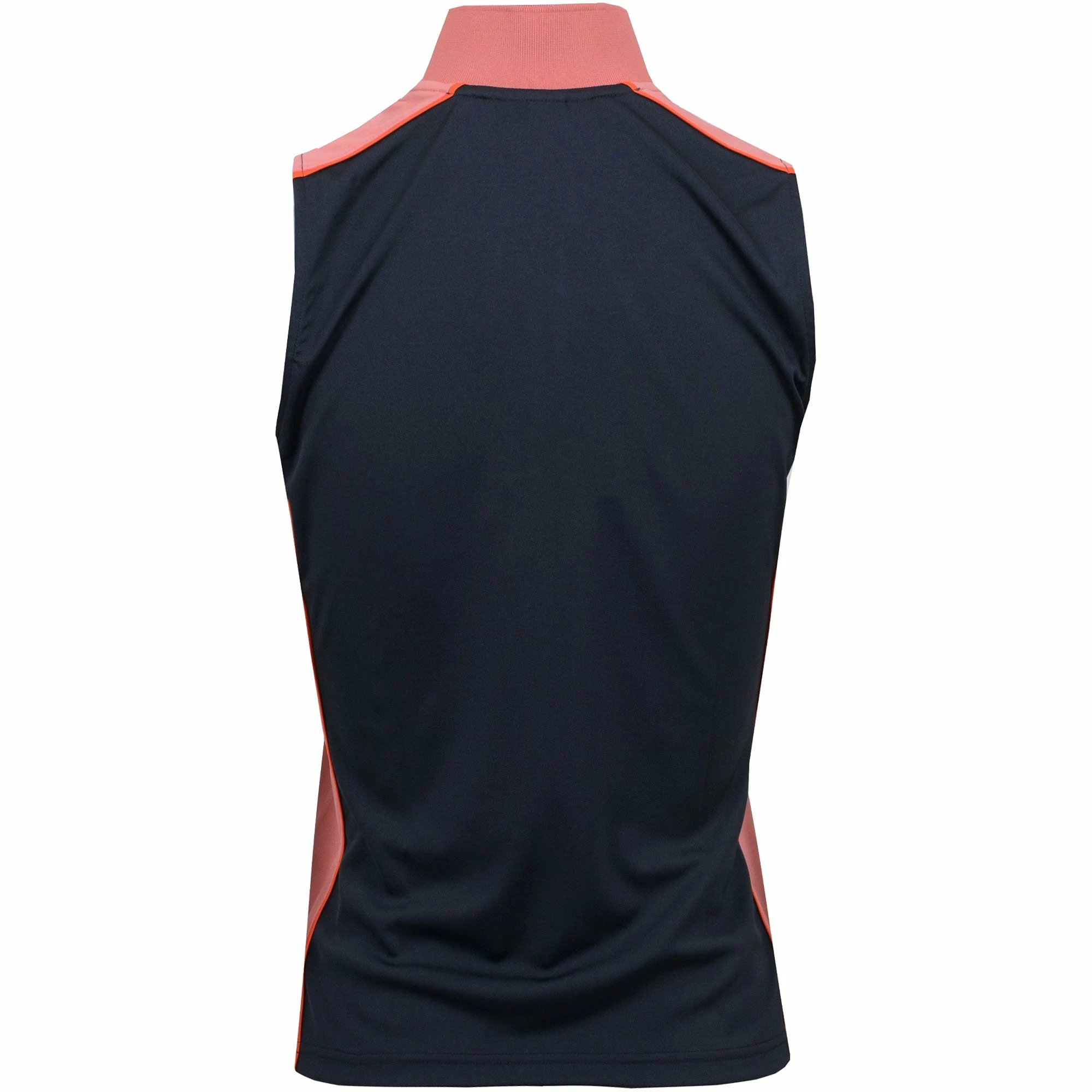 J.Lindeberg J. Lindeberg Farrow Navy Womens Sleeveless Golf Polo 4 J.Lindeberg J. Lindeberg Farrow Navy Womens Sleeveless Golf Polo - Image 2