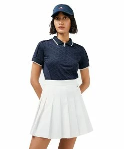 J.Lindeberg J. Lindeberg Galiah Navy Bridge Womens Golf Polo