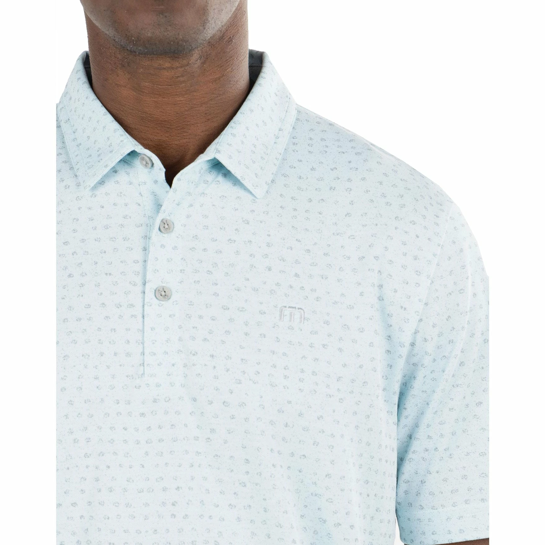 TravisMathew Thundersnow Mens Golf Polo 5 TravisMathew Thundersnow Mens Golf Polo - Image 3