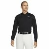 Nike Golf Nike Dri-Fit Victory Mens Long Sleeve Golf Polo -Wedges Sales 26309 BLACK010