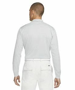 Nike Golf Nike Dri-Fit Victory Mens Long Sleeve Golf Polo -Wedges Sales 26309 LTSMKEGRY077 1