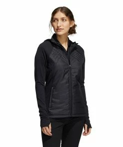 Adidas Golf Adidas Hybrid Quilted Black Womens Golf Jacket