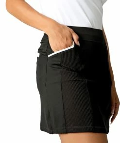 Sofibella 17 In UV Staples Womens Golf Skort 11 Sofibella 17 In UV Staples Womens Golf Skort -Wedges Sales 28039 BLACK 2