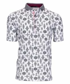 Greyson Spirit World Arctic Mens Golf Polo