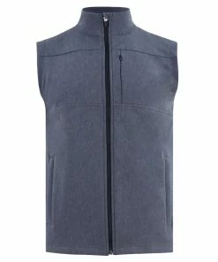 Swannies Velten Charcoal Mens Golf Vest