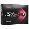 Titleist Pro V1 Pink Numbers Golf Balls - Dozen -Wedges Sales 85026
