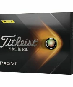 Titleist Pro V1 Yellow Golf Balls - Dozen