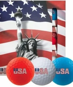 Volvik USA Gift Pack Golf Balls - 6 Pack