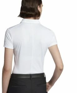 Nike Golf Nike Dri Fit Solid Womens Golf Polo 9 Nike Golf Nike Dri Fit Solid Womens Golf Polo -Wedges Sales 884871 100WHITE 1