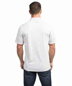 TravisMathew Classy Mens Golf Polo 31 TravisMathew Classy Mens Golf Polo -Wedges Sales CLASSY HEATHERWHITE 2