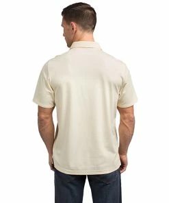 TravisMathew Classy Mens Golf Polo 46 TravisMathew Classy Mens Golf Polo -Wedges Sales CLASSY HTHPALEBANANA 2