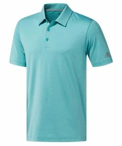 Adidas Golf Adidas Ultimate365 Heather Stripe Mens Golf Polo