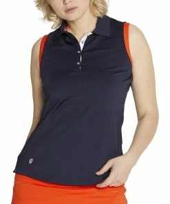 GGBlue Holly Womens Sleeveless Golf Polo