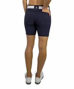 JoFit Belted 7.5 In Womens Golf Shorts 12 JoFit Belted 7.5 In Womens Golf Shorts -Wedges Sales GB505 MIDNIGHT 1