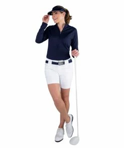 JoFit Belted 7.5 In Womens Golf Shorts 15 JoFit Belted 7.5 In Womens Golf Shorts -Wedges Sales GB505 WHTWHITE 2