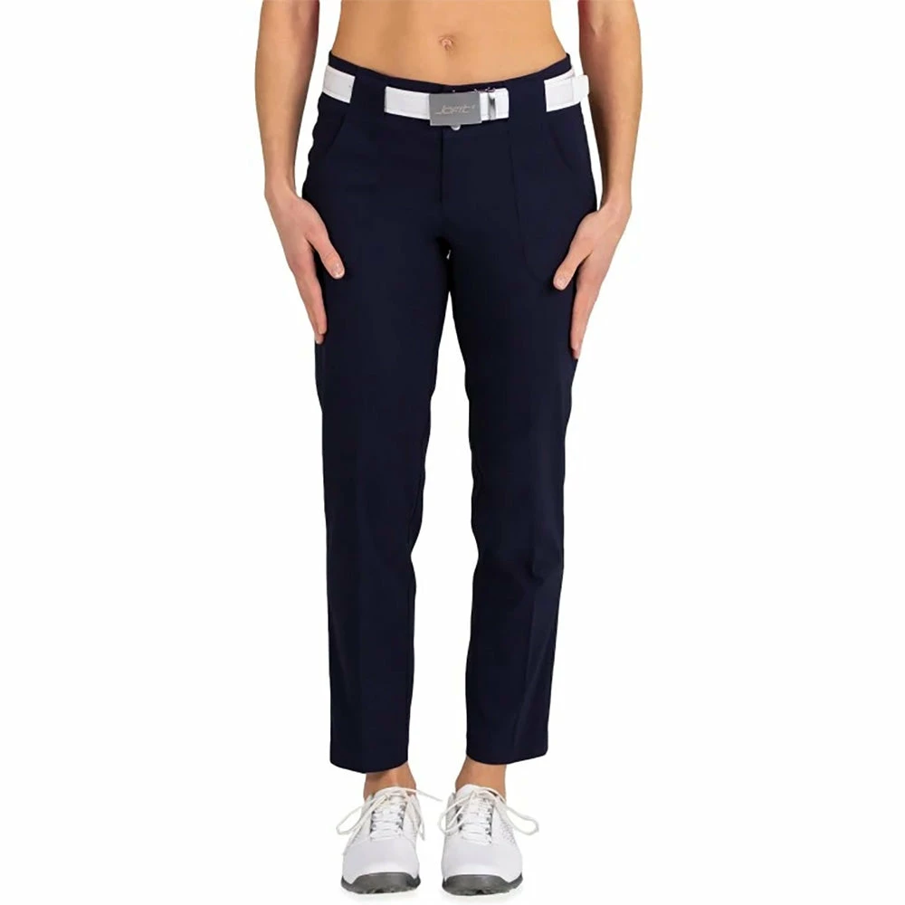 JoFit Belted Cropped Ankle Womens Golf Pants 6 JoFit Belted Cropped Ankle Womens Golf Pants - Image 4