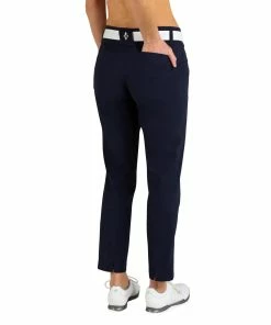 JoFit Belted Cropped Ankle Womens Golf Pants 17 JoFit Belted Cropped Ankle Womens Golf Pants -Wedges Sales GB510 MIDNIGHT 4