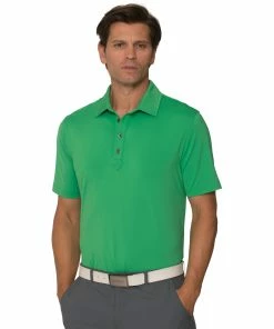 CHASE 54 Chase54 Explore Mens Golf Polo -Wedges Sales ME1100 SHAMROCK