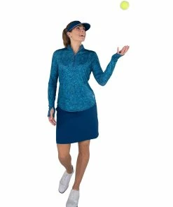 Jofit UV Womens Long Sleeve Golf Mock