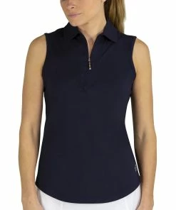JoFit Sleeveless Womens Golf Polo 9 JoFit Sleeveless Womens Golf Polo -Wedges Sales UT121 MIDNIGHT