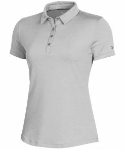 Under Armour Zinger 2.0 Heather Womens Golf Polo -Wedges Sales UW0467 9013MODGREY 4959ec14 2a6d 47bb ba78 4a4e3cee98b4