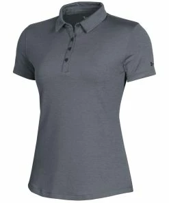 Under Armour Zinger 2.0 Heather Womens Golf Polo -Wedges Sales UW0467 9171PITCHGREY 57bd476d 0f06 4aa2 ae16 e9f054b37a14