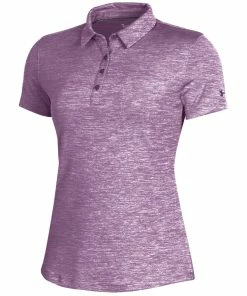 Under Armour Zinger 2.0 Heather Womens Golf Polo -Wedges Sales UW0467 PACFICPUR6500