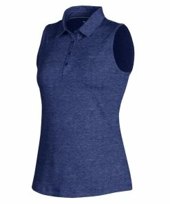 Under Armour Zinger 2.0 Heathered Womens Sleeveless Golf Polo